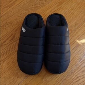 Subu Black Padded Slippers